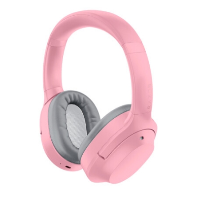 雷蛇 Razer 寂星鲨X 主动降噪ANC 蓝牙5.0头戴式 耳机 音乐电竞 游戏耳麦 粉晶